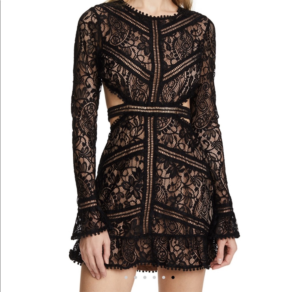 For Love & Lemons Emerie Cutout Dress